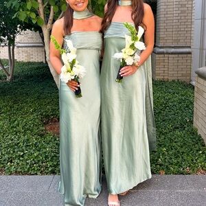 Runaway the Label Dress Sage Green